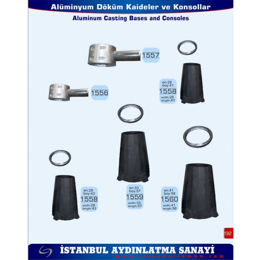ALÜMİNYUM DÖKÜM KAİDELER VE KONSOLLAR