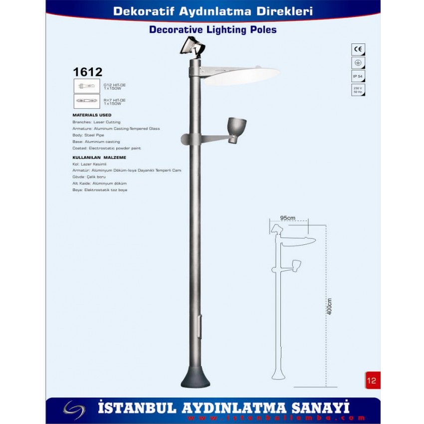 DEKORATİF AYDINLATMA DİREKLERİ 10