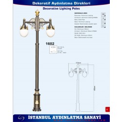 DEKORATİF AYDINLATMA DİREKLERİ 02