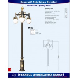 DEKORATİF AYDINLATMA DİREKLERİ 03