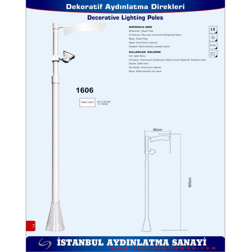 DEKORATİF AYDINLATMA DİREKLERİ 05
