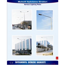 GALVANİZ AYDINLATMA DİREKLERİ 01