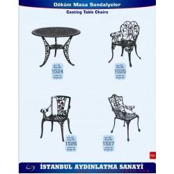 DÖKÜM MASA SANDALYELER 01
