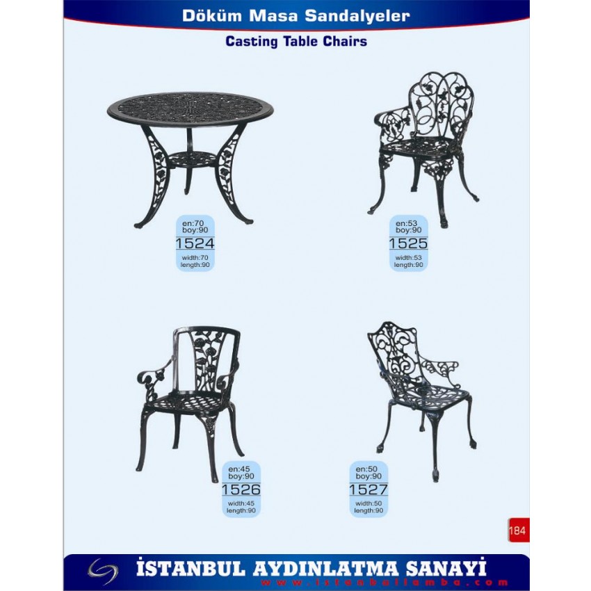 DÖKÜM MASA SANDALYELER 01